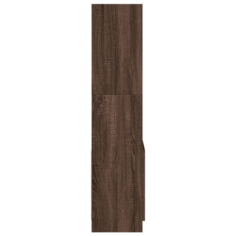 vidaXL barna tölgy színű szerelt fa magasszekrény 63 x 33 x 140 cm
