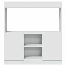 vidaXL fehér szerelt fa magasszekrény 92 x 33 x 100 cm