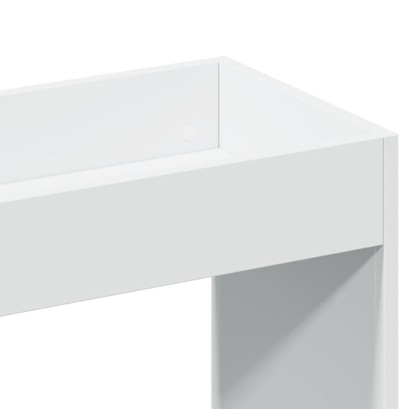 vidaXL fehér szerelt fa magasszekrény 92 x 33 x 100 cm