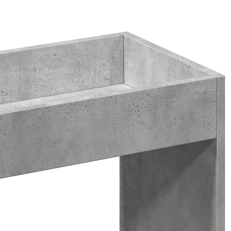 vidaXL betonszürke szerelt fa magasszekrény 92 x 33 x 100 cm