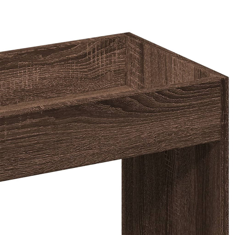 vidaXL barna tölgy színű szerelt fa magasszekrény 92 x 33 x 100 cm