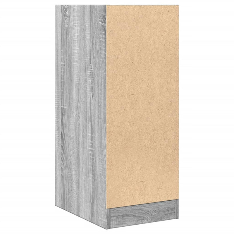vidaXL szürke sonoma színű szerelt fa patikaszekrény 30 x 41 x 77,5 cm