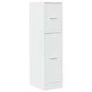 vidaXL fehér szerelt fa patikaszekrény 30 x 41 x 118 cm