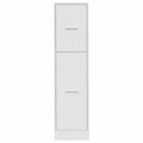 vidaXL fehér szerelt fa patikaszekrény 30 x 41 x 118 cm