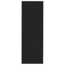 vidaXL fekete szerelt fa patikaszekrény 30 x 41 x 118 cm