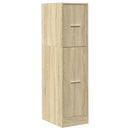 vidaXL sonoma tölgy színű szerelt fa patikaszekrény 30 x 41 x 118 cm