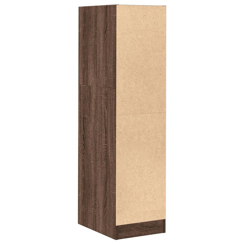 vidaXL barna tölgy színű szerelt fa patikaszekrény 30 x 41 x 118 cm