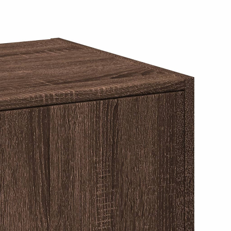 vidaXL barna tölgy színű szerelt fa patikaszekrény 30 x 41 x 118 cm