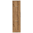 vidaXL kézműves tölgy színű szerelt fa patikaszekrény 30 x 41 x 118 cm