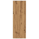 vidaXL kézműves tölgy színű szerelt fa patikaszekrény 30 x 41 x 118 cm