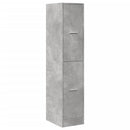 vidaXL betonszürke szerelt fa patikaszekrény 30 x 41 x 144,5 cm