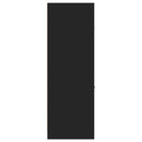 vidaXL fekete szerelt fa patikaszekrény 40 x 41 x 118 cm