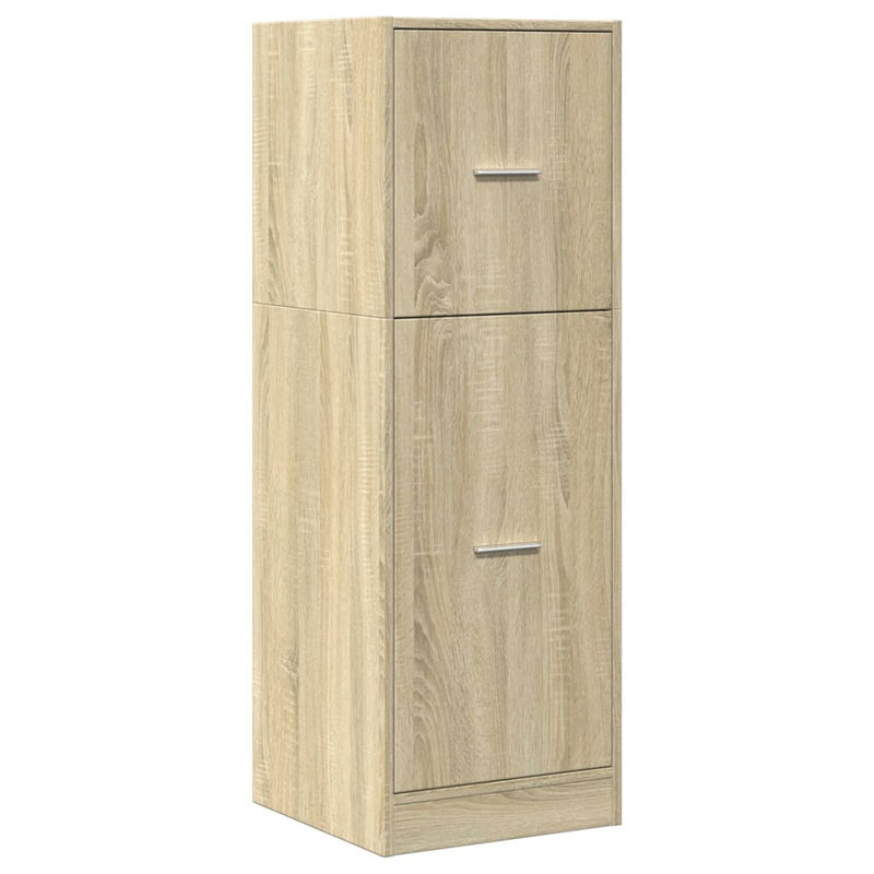 vidaXL sonoma tölgy színű szerelt fa patikaszekrény 40 x 41 x 118 cm