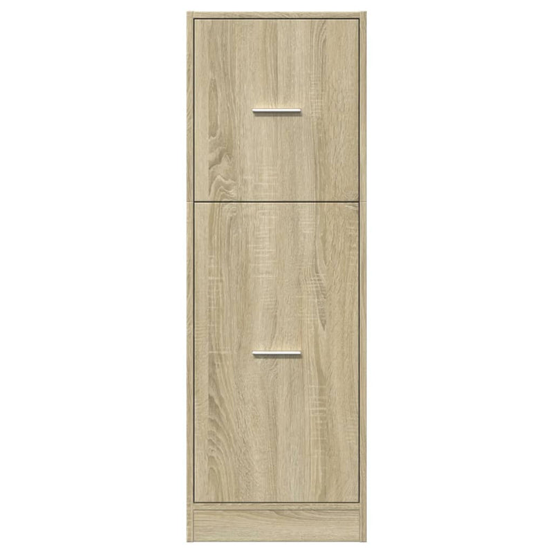 vidaXL sonoma tölgy színű szerelt fa patikaszekrény 40 x 41 x 118 cm