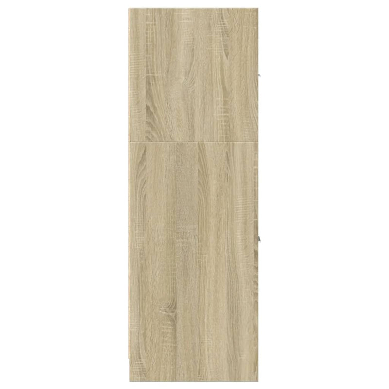 vidaXL sonoma tölgy színű szerelt fa patikaszekrény 40 x 41 x 118 cm