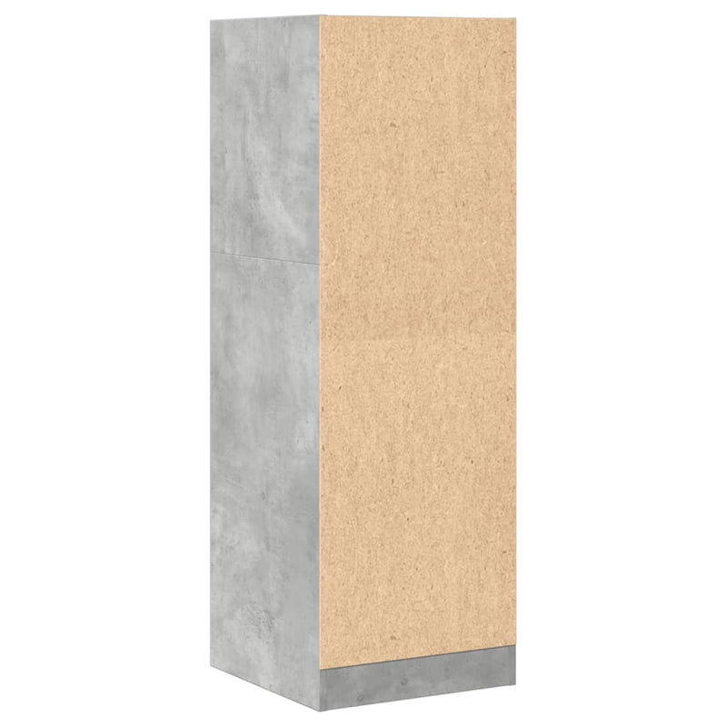 vidaXL betonszürke szerelt fa patikaszekrény 40 x 41 x 118 cm