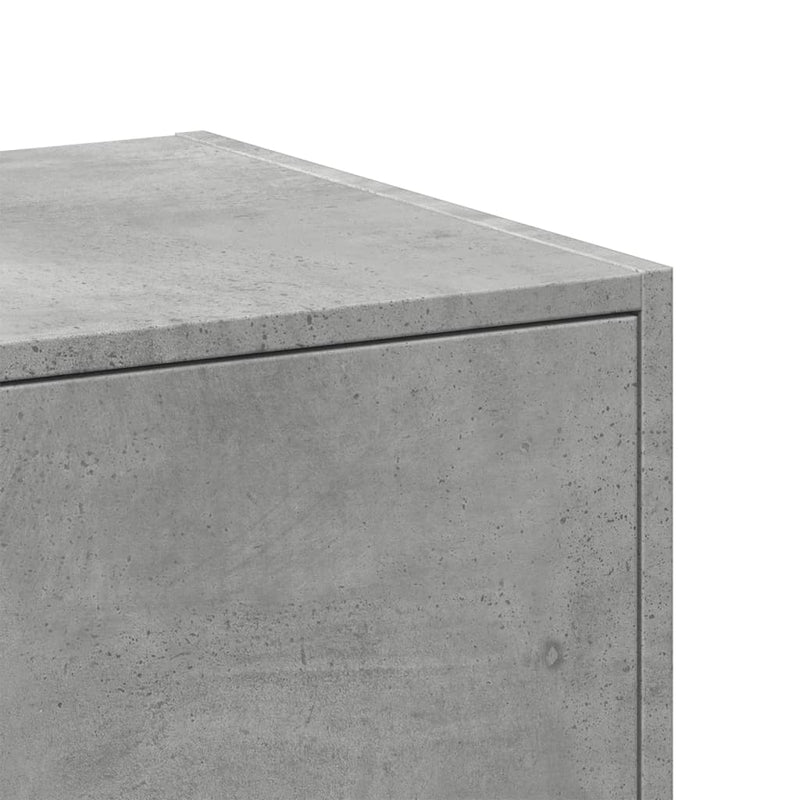 vidaXL betonszürke szerelt fa patikaszekrény 40 x 41 x 118 cm