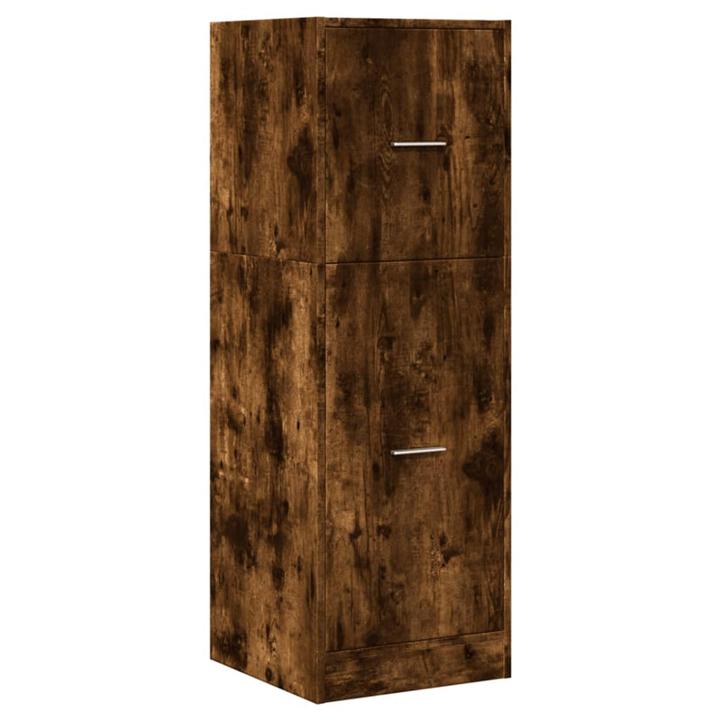 vidaXL füstös tölgy színű szerelt fa patikaszekrény 40 x 41 x 118 cm