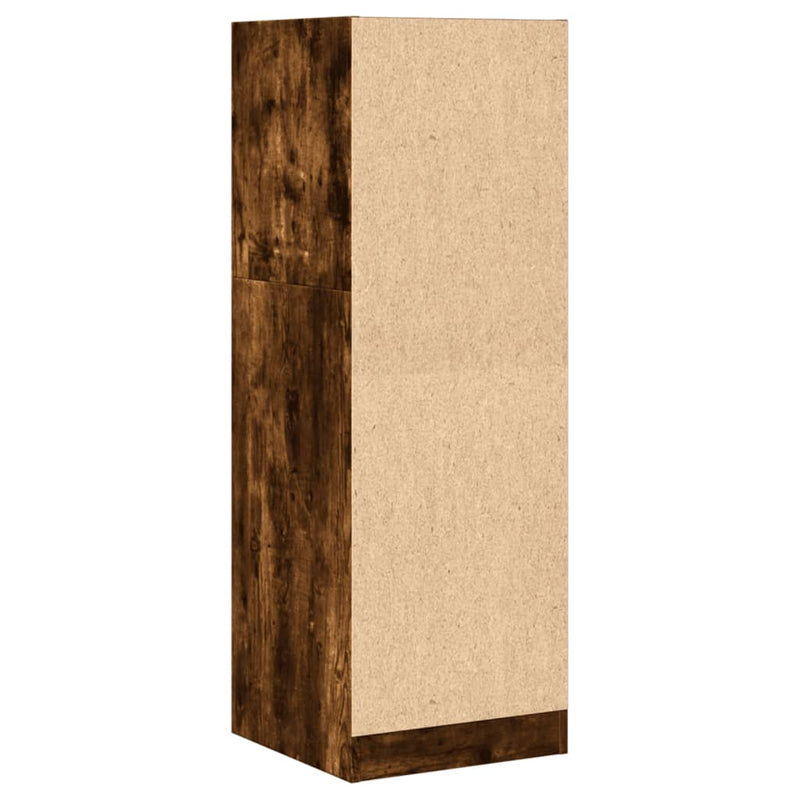 vidaXL füstös tölgy színű szerelt fa patikaszekrény 40 x 41 x 118 cm