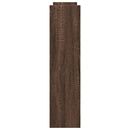 vidaXL 4 szintes barna tölgy színű szerelt fa keskeny tárolókocsi