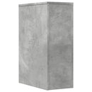 vidaXL betonszürke szerelt fa görgős keskeny fürdőszobaszekrény