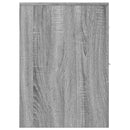 vidaXL szürke sonoma szerelt fa görgős keskeny fürdőszobaszekrény