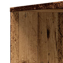 vidaXL antik fa színű szerelt fa keskeny fürdőszobaszekrény kerekekkel