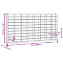 vidaXL fa gyűjtői vitrin 80 rekesszel 80x4,5x40,5 cm