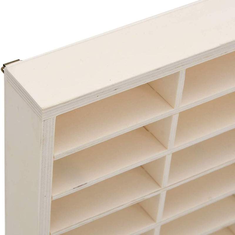 vidaXL fa gyűjtői vitrin 60 rekesszel 60x4,5x40,5 cm