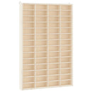 vidaXL fa gyűjtői vitrin 56 rekesszel 40x4,5x60cm