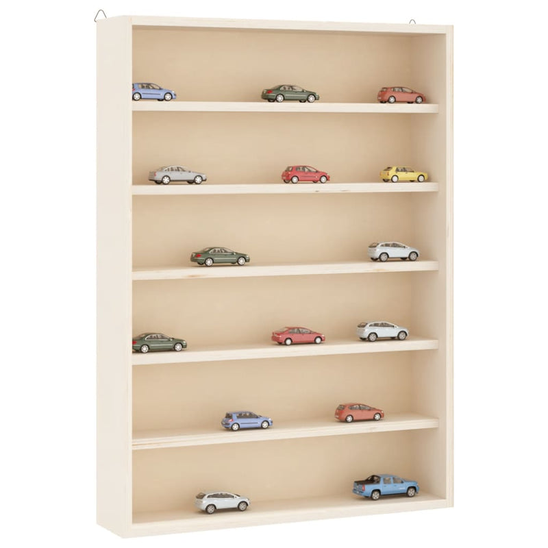 vidaXL fa gyűjtő vitrin 6 polccal 40x8,5x55cm 40x8,5x55 cm