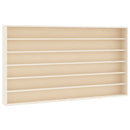 vidaXL fali vitrin 6 polccal 80x8,5x55 cm