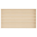 vidaXL fali vitrin 6 polccal 80x8,5x55 cm