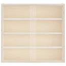 vidaXL fa gyűjtő vitrin ajtókkal 40x8,5x37 cm