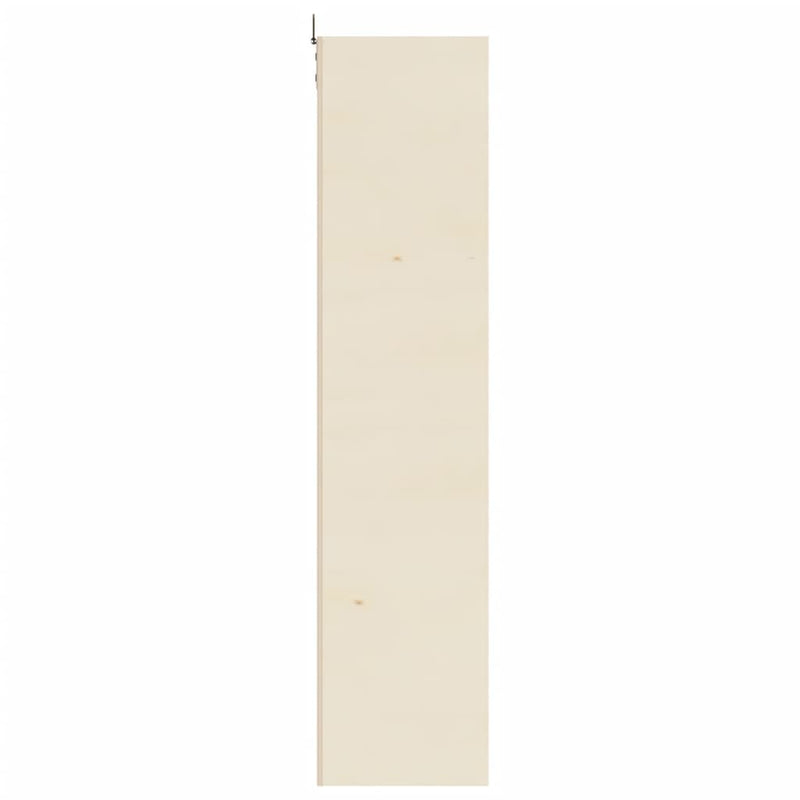 vidaXL fa gyűjtő vitrin ajtókkal 40x8,5x37 cm