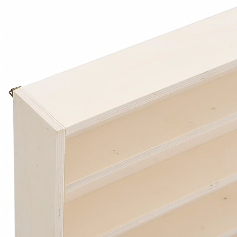 vidaXL fa gyűjtő vitrin ajtókkal 40x8,5x37 cm
