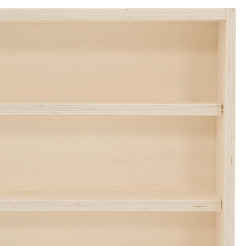 vidaXL fa gyűjtő vitrin ajtókkal 40x8,5x37 cm