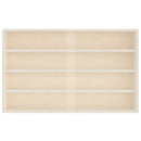 vidaXL fa gyűjtői vitrin ajtókkal 60x8,5x37 cm