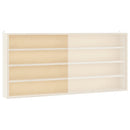 vidaXL fali vitrin ajtós szekrény 80x8,5x37 cm