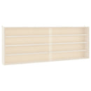 vidaXL fa gyűjtő vitrin ajtókkal 100x8,5x37 cm