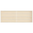 vidaXL fa gyűjtő vitrin ajtókkal 100x8,5x37 cm