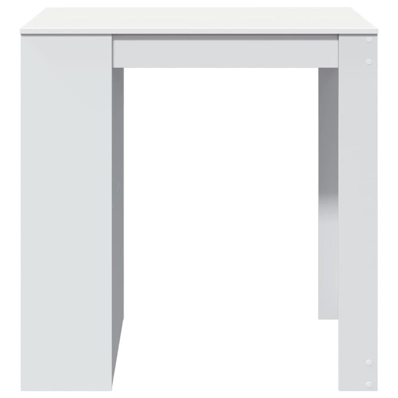 vidaXL fehér szerelt fa bárasztal 102 x 70 x 103,5 cm