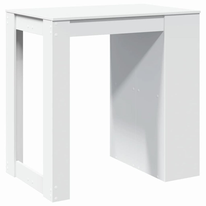 vidaXL fehér szerelt fa bárasztal 102 x 70 x 103,5 cm