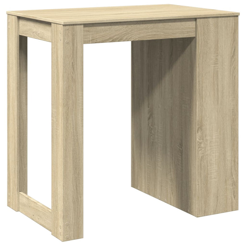 vidaXL sonoma tölgy színű szerelt fa bárasztal 102 x 70 x 103,5 cm