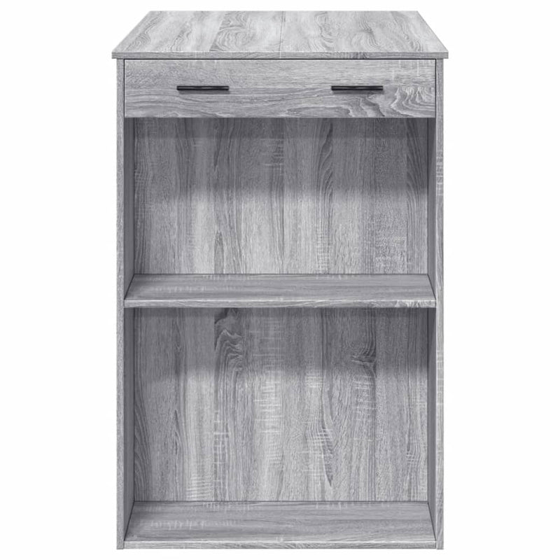 vidaXL szürke sonoma színű szerelt fa bárasztal 102 x 70 x 103,5 cm