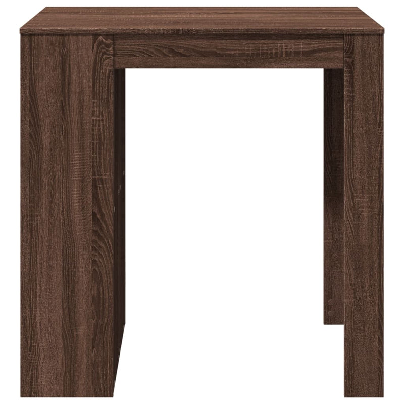 vidaXL barna tölgy színű szerelt fa bárasztal 102 x 70 x 103,5 cm