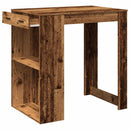 vidaXL antik fa színű szerelt fa bárasztal 102 x 70 x 103,5 cm