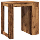vidaXL antik fa színű szerelt fa bárasztal 102 x 70 x 103,5 cm