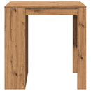 vidaXL kézműves tölgy színű szerelt fa bárasztal 102 x 70 x 103,5 cm