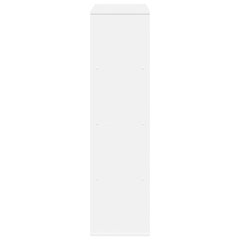 vidaXL fehér szerelt fa könyvespolc 100 x 33 x 125,5 cm